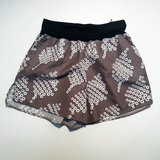 Taupe Cheerios Pattern Scrambling Shorts Sample