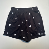 Drunken Polka Dot Net Shorts Sample