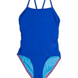 Block Cobalt Blue Training Swimsuit - ARCHIVE