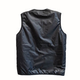 Unisex Black Insulated Windproof Gilet