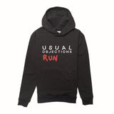 Mens Black Hoodie - Run