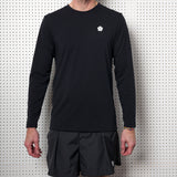 Mens Black Dri-Release Long Sleeve T-Shirt