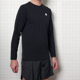 Mens Black Dri-Release Long Sleeve T-Shirt