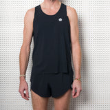 Mens Black Race Vest