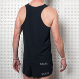 Mens Black Race Vest