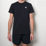 Mens Black Dri-Release Short Sleeve T-Shirt