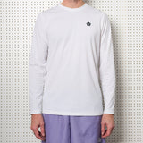 Mens White Dri-Release Long Sleeve T-Shirt