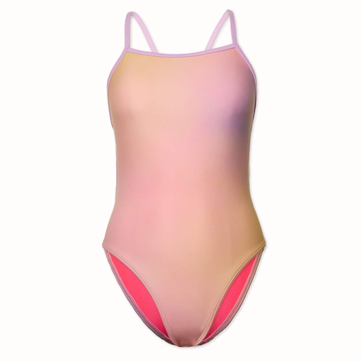 Purple Tie Dye Training Swimsuit