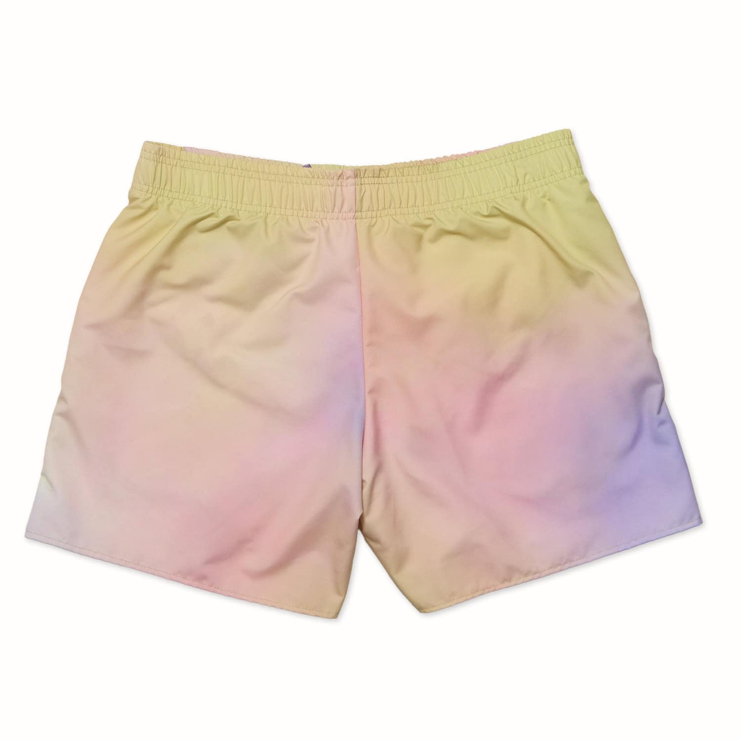 Purple Watercolour Mens Swim Run Short Back