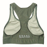 Moss Green Sports Bra