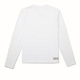 Womens White Dri-Release Long Sleeve T-Shirt