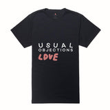 Mens Black Dri-Release Short Sleeve - Love