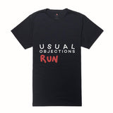 Mens Black Dri-Release Short Sleeve - Run