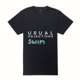 Mens Black Dri-Release Short Sleeve - Swim