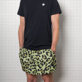 Unisex Lichen Leopard Scrambling Shorts