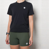 Womens Black Dri-Release Short Sleeve T-Shirt