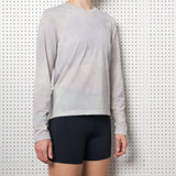 Womens Heather Merino Long Sleeve T-Shirt