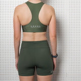 Moss Green Sports Bra