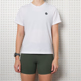 Womens White Dri-Release Short Sleeve T-Shirt