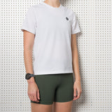 Womens White Dri-Release Short Sleeve T-Shirt