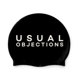 UO Black Silicone Swim Cap