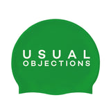 UO Medium Green Silicone Swim Cap