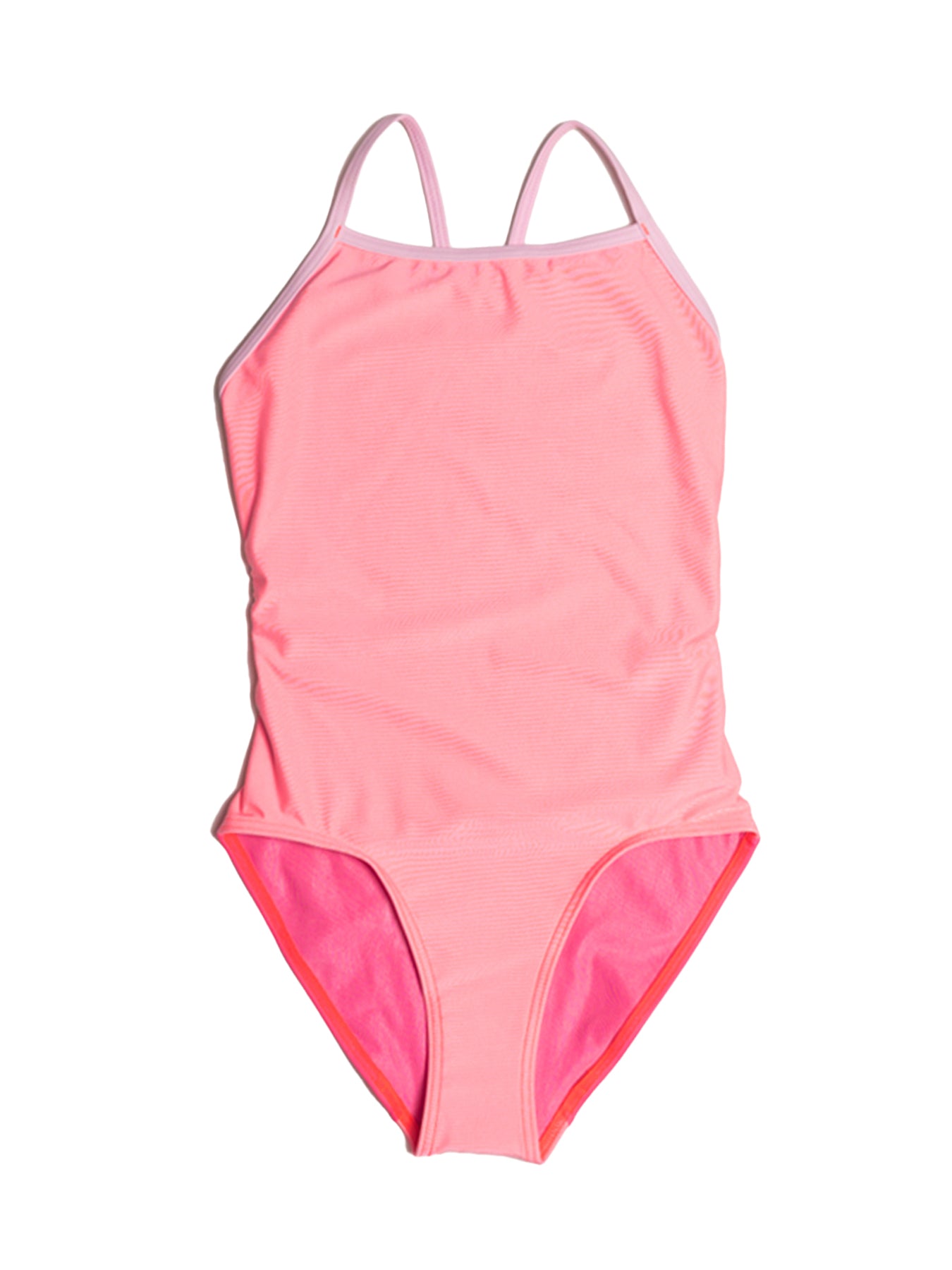 Coral Pink Training Swimsuit