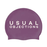 UO Purple Silicone Swim Cap