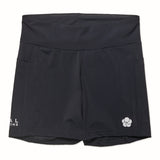 Womens Black High Rise Sculpting Shorts